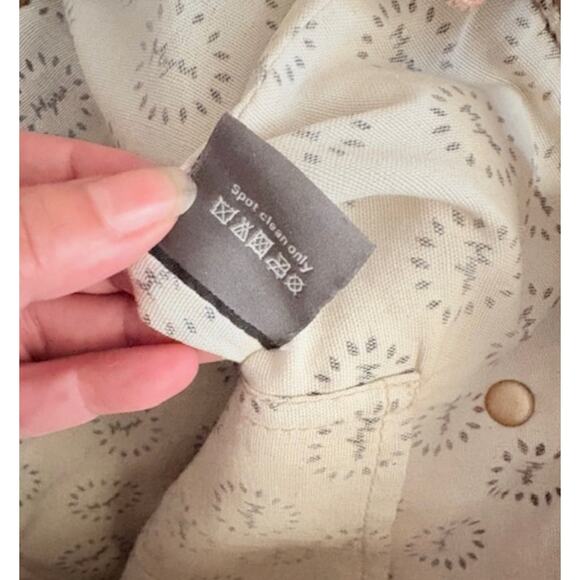 Myra Bag Southwest Tote Cowhide Canvas Leather Purse Aztec Shoulder Bag - Picture 7 of 7